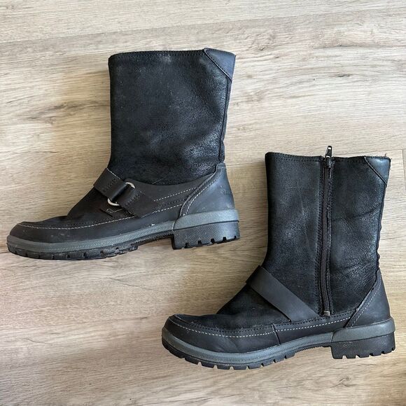 Merrell Emery Buckle Boots Black Women’s Size 8.5 - Picture 2 of 11